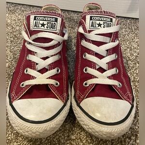 Converse Chuck Taylor All Star Low Top Maroon Size 3